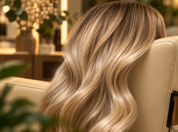 Chevelure blonde lumineuse