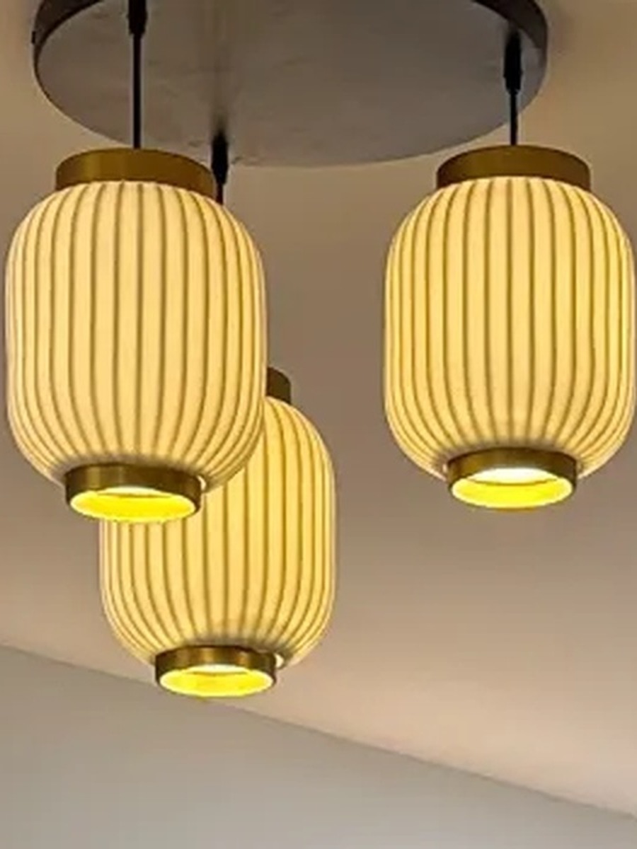 Suspensions lumineuses Atelier Niwa